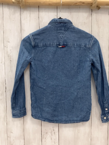Tommy Hilfiger  Hemd  Gr. 122  blau Jeans 