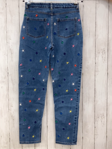 Boden  Hose  Gr. 164  blau Jeans bunte Sterne 