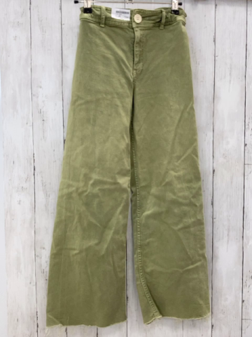 Zara  Hose  Gr. 152  kiwi breiter Schlag 