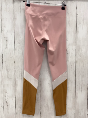 H&M  Sportleggings  Gr. 134/140  rosa ocker weiß 