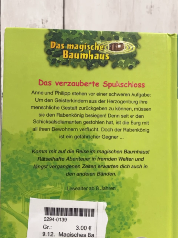 Magisches Baumhaus  Buch Das verzauberte Spukschloss 