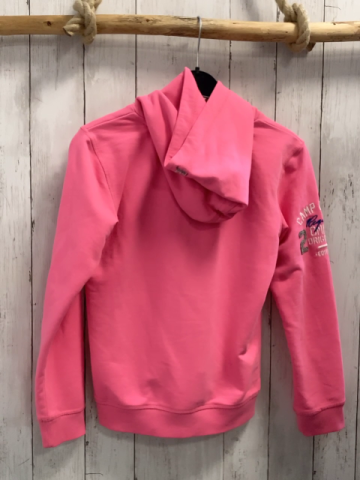 Camp David  Pullover  Gr. 146/152  rosa Kapuze Schrift 