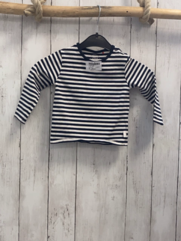 S´Oliver  Langarmshirt  Gr. 80  blau weiße Streifen 