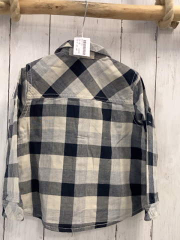 DP...aM Hemd  Gr. 92  schwarz grau hellgrau kariert 