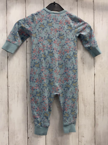 Alana  Schlafanzug  Gr. 68  hellblau Blumen 