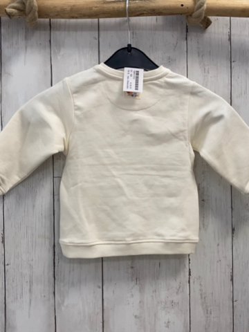 neu Staccato  Pullover  Gr. 68  creme gestickte Blumen 