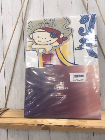 La Bèsse Bettwäsche  100 x 135 / 40 x 60 Linion weiß Piatenschiff Piragen 