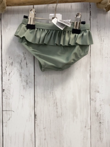 neu H&M  Bikinihose  Gr. 62  kiwi Rüschen 