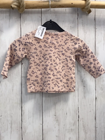 Staccato  Langarmshirt  Gr. 62  lachs Blumen 
