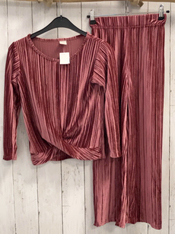 2tlg  Pullover + Leggings  Gr. 122  altrosa Nicky Rippen 