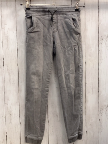   Hose  Gr. 146  grau Jeans Gummizugbund mit Kordel 