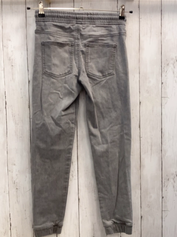   Hose  Gr. 146  grau Jeans Gummizugbund mit Kordel 