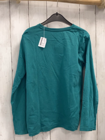 Tom Talor  Langarmshirt  Gr. 128  grün Schrift 