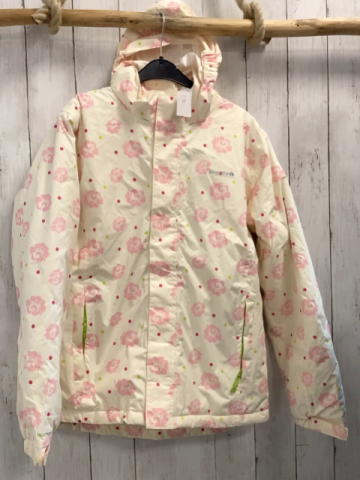Regatta  Winterjacke  Gr. 164  creme rosa Blumen bunte Punkte 