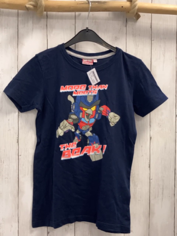 Angry Birds  T-Shirt  Gr. 140  blau Angry Birds Figur Schrift 