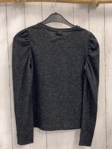 Zara  Pullover  Gr. 152  grau silber Steine Strick
