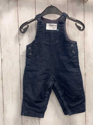 Vertbaudet  Latzhose  Gr. 68  blau Jeans gefüttert 