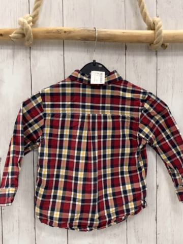Gymboree  Hemd  Gr. 92  rot schwarz weiß gelb kariert 