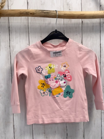   Langarmshirt  Gr. 98  rosa Peppa Pig 