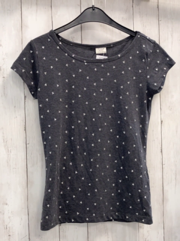 neu  T-Shirt  Gr. 152  grau silber Glitzerdreiecke 