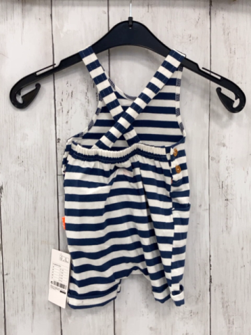 neu  Playsuit  Gr. 62  blau weiße Streifen NP 10,00 €