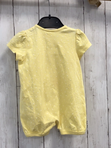 H&M Playuit  Gr. 56  gelb weiße Punkte 