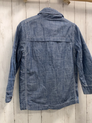 Next  Jacke  Gr. 140  blau weiße Nähte 