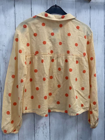 Repose  Bluse  Gr. 158  gelb orange Punkte 