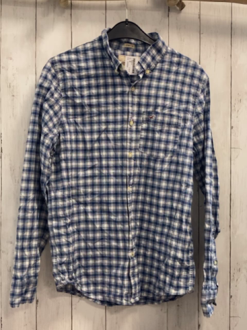 Hollister  Hemd Gr. S  blau grau weiß kariert 
