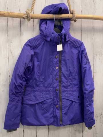 Poivre Blanc  Winterjacke  Gr. 152  lila bestickt grauer Reißverschluss 