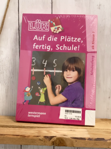  neu Lükkasten + 2 Hefte Auf die Plätze, fertig, Schule NP 26,95