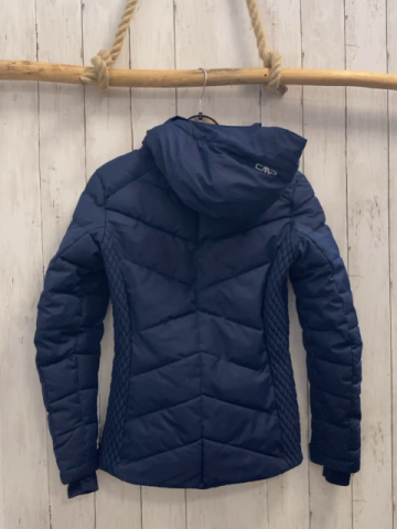 CMP Winterjacke Gr. 34  blau weißer Streifen