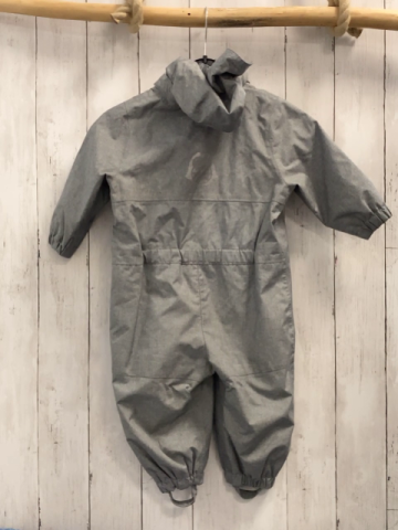 H&M  Regenoverall Gr. 80  hellgrau 
