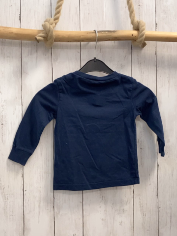 Levi´s  Langarmshirt  Gr. 86  blau roter Balken mit Schrift 