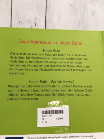   Buch Geschichten von der Heule Eule 