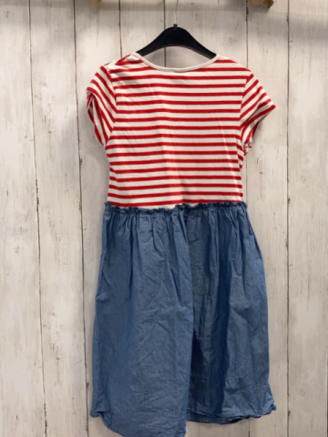 Alana  Kleid  Gr. 134/140  rot weiß gestreiftes Oberteil Jeansrock