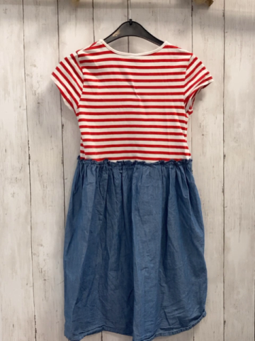 Alana  Kleid  Gr. 134/140  rot weiß gestreiftes Oberteil Jeansrock