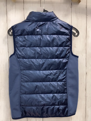   Weste  Gr. 140  blau Pferdekopf 