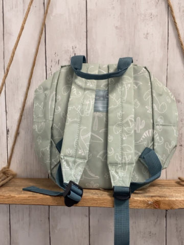 neu Backpack Rucksack mint weiße Dinos petrol Gurte 
