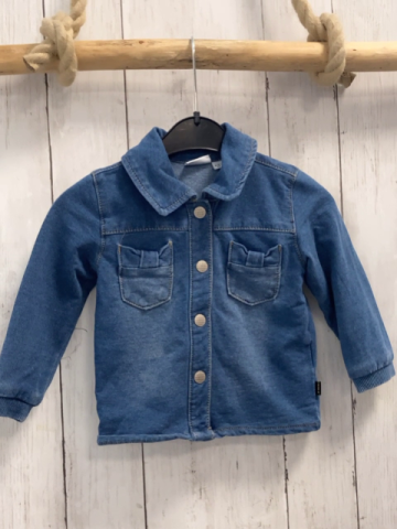 name it Hemd Gr. 74  blau Jeansoptik