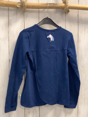 Staccato Langarmshirt Gr. 128  blau Pferd