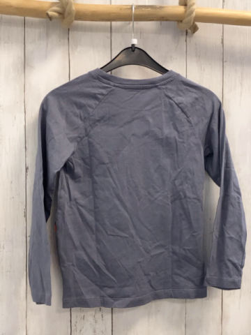  Langarmshirt Gr. 122  grau Schnecke