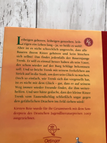  Buch Der kleine Ritter Trenk