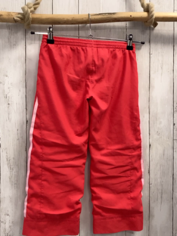Adidas  Jogginghose  Gr. 116  rot rosa Seitenstreifen 