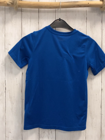 Nike  Sportshirt  Gr. 128  blau weißes Label 