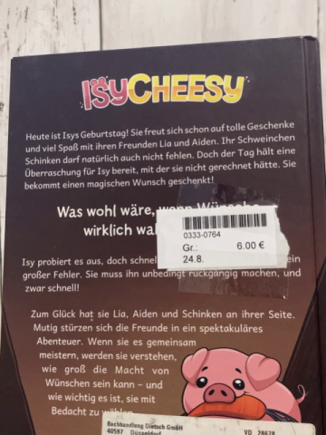  Buch Isy Cheesy der magische Wunsch