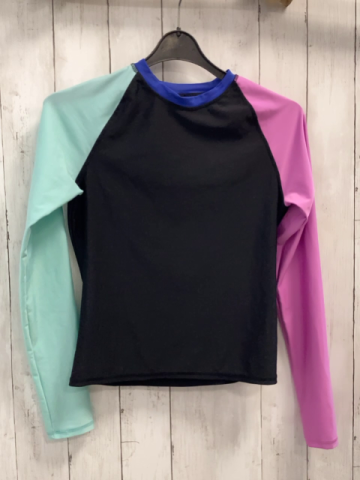 H&M  UV-Schutzshirt  Gr. 170  schwraz mint altrosa Ärmel 