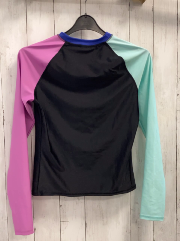 H&M  UV-Schutzshirt  Gr. 170  schwraz mint altrosa Ärmel 