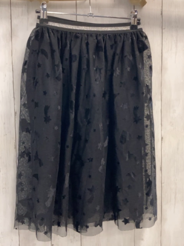 H&M  Rock Gr. 134/140  schwarz Herzen Sterne 