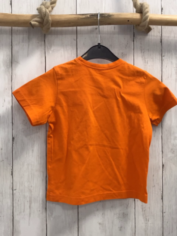 Decathlon  T-Shirt Gr. 98  orange Zelt kleine Bilder 